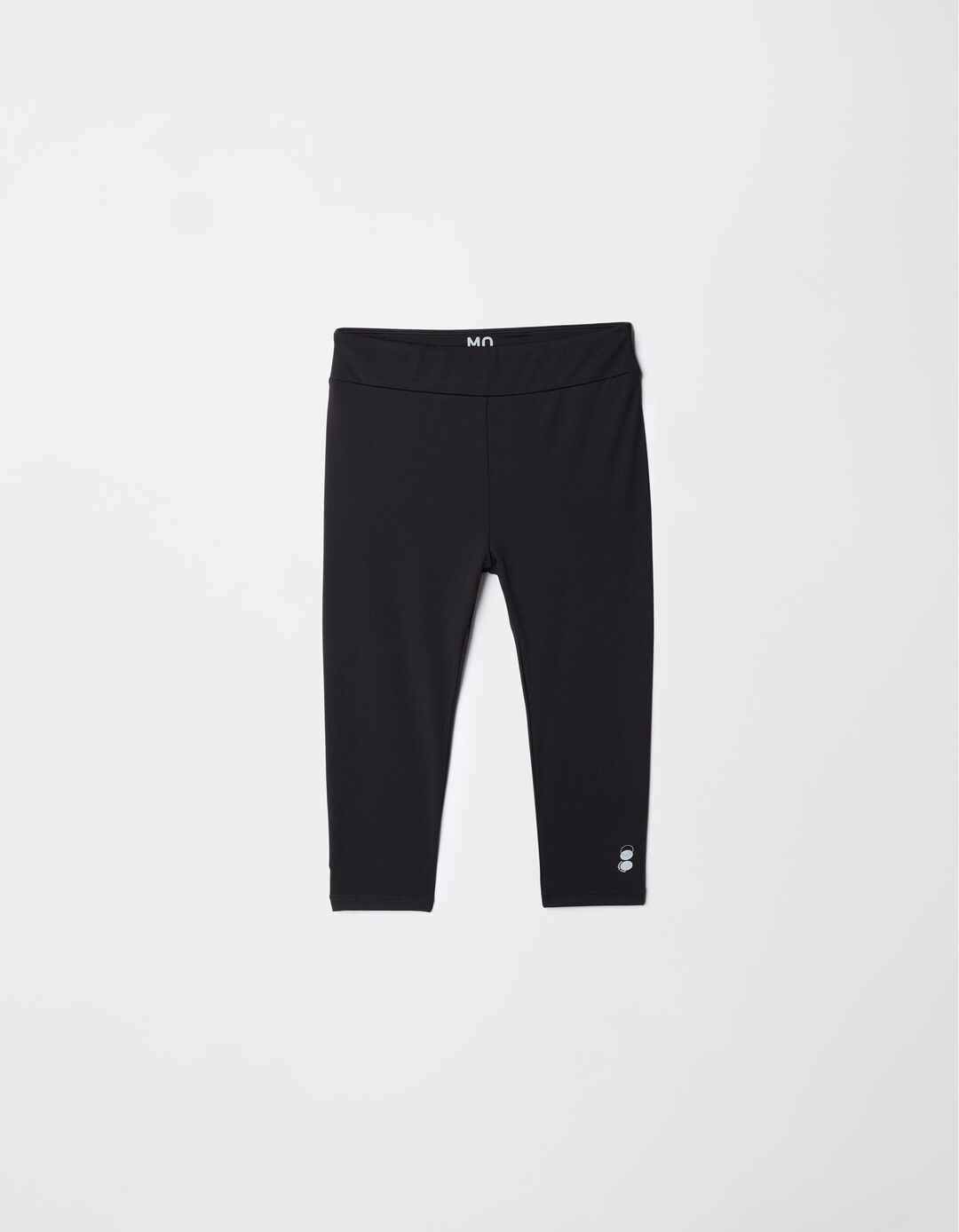 Leggings de Desporto Curtas, Mulher, Preto