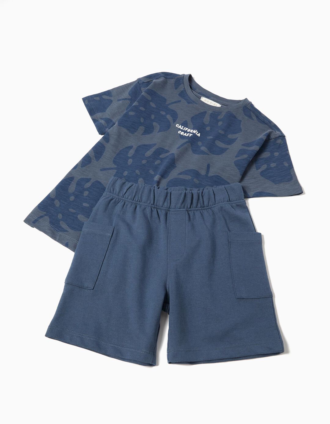 Conjunto T-shirt e Calções, Menino, Azul
