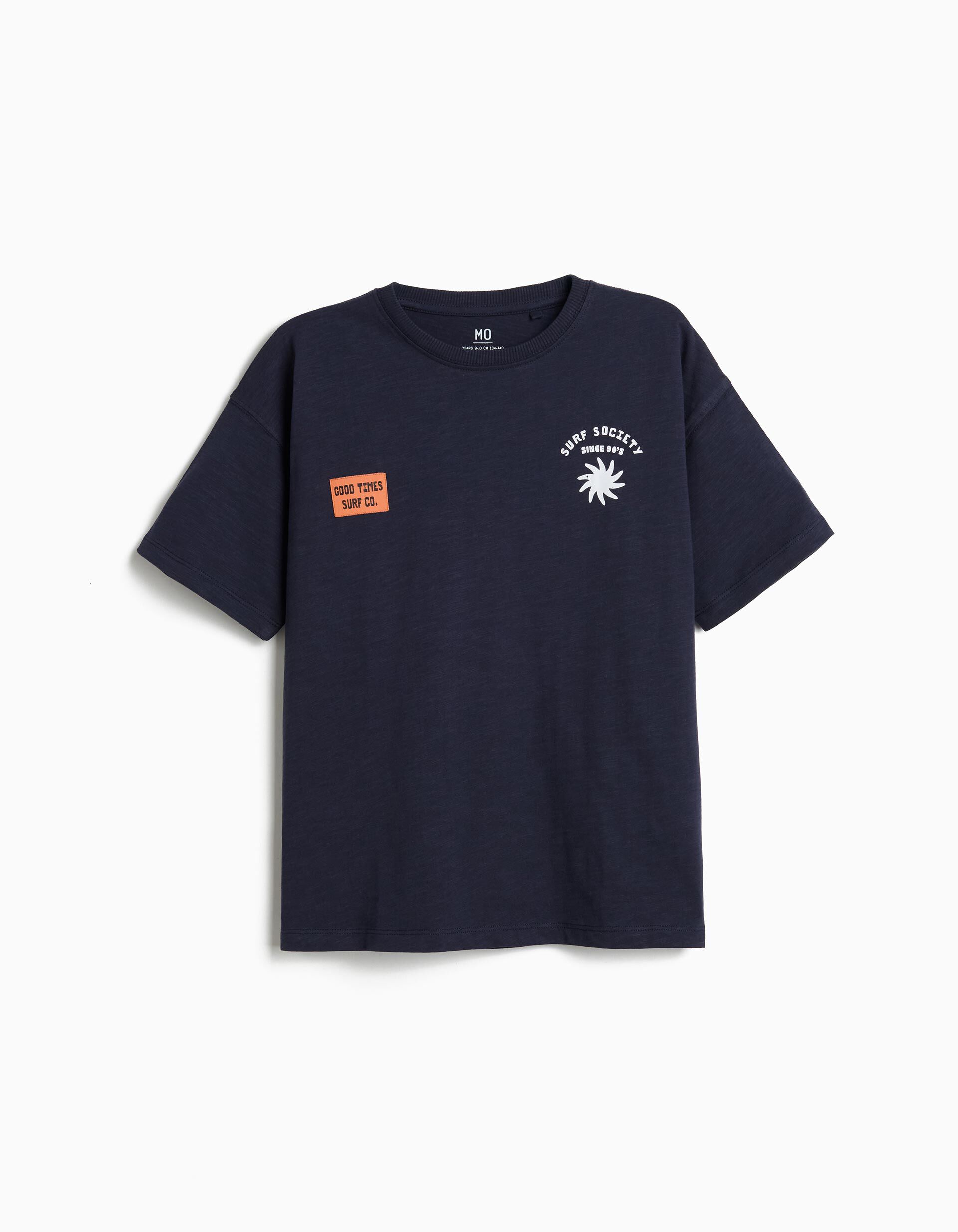Comprar Online T-shirt com Estampado, Menino, Azul Escuro