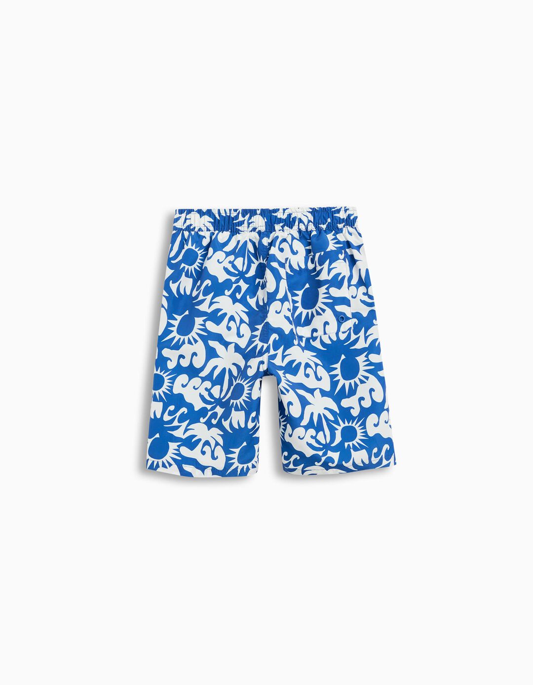 Calções de Banho Estampados, Menino, Azul