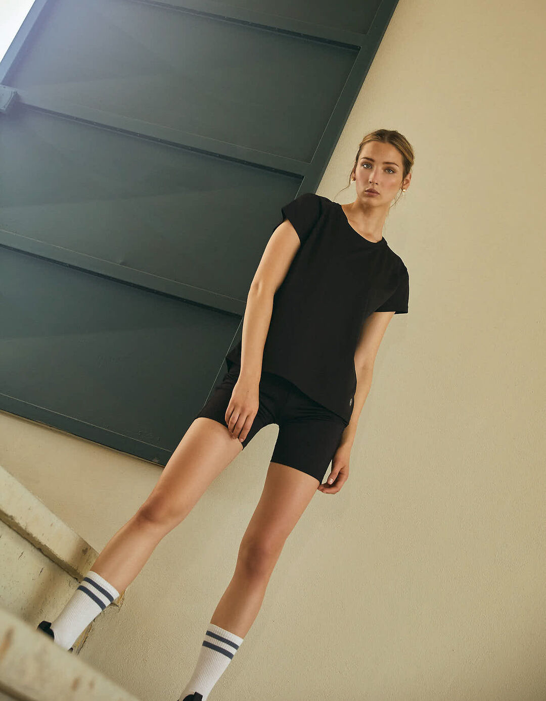 T-shirt de Desporto, Mulher, Preto