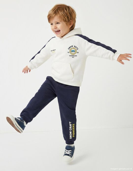Comprar Online Conjunto de Jogging, Menino, Branco