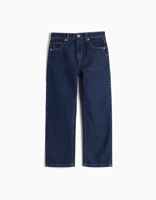 Comprar Online Calças de Ganga, Menino, Azul Escuro