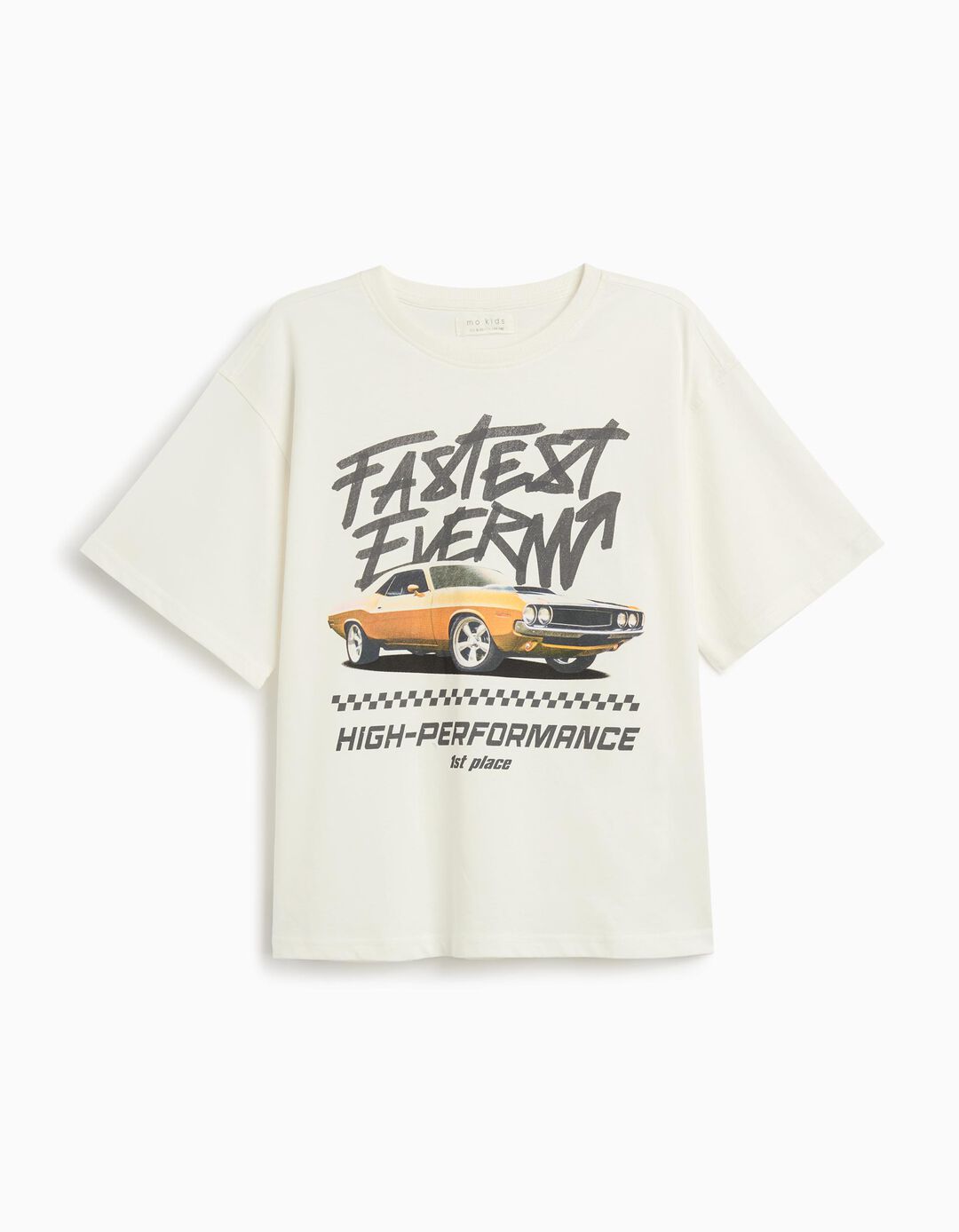 T-shirt Print, Menino, Branco