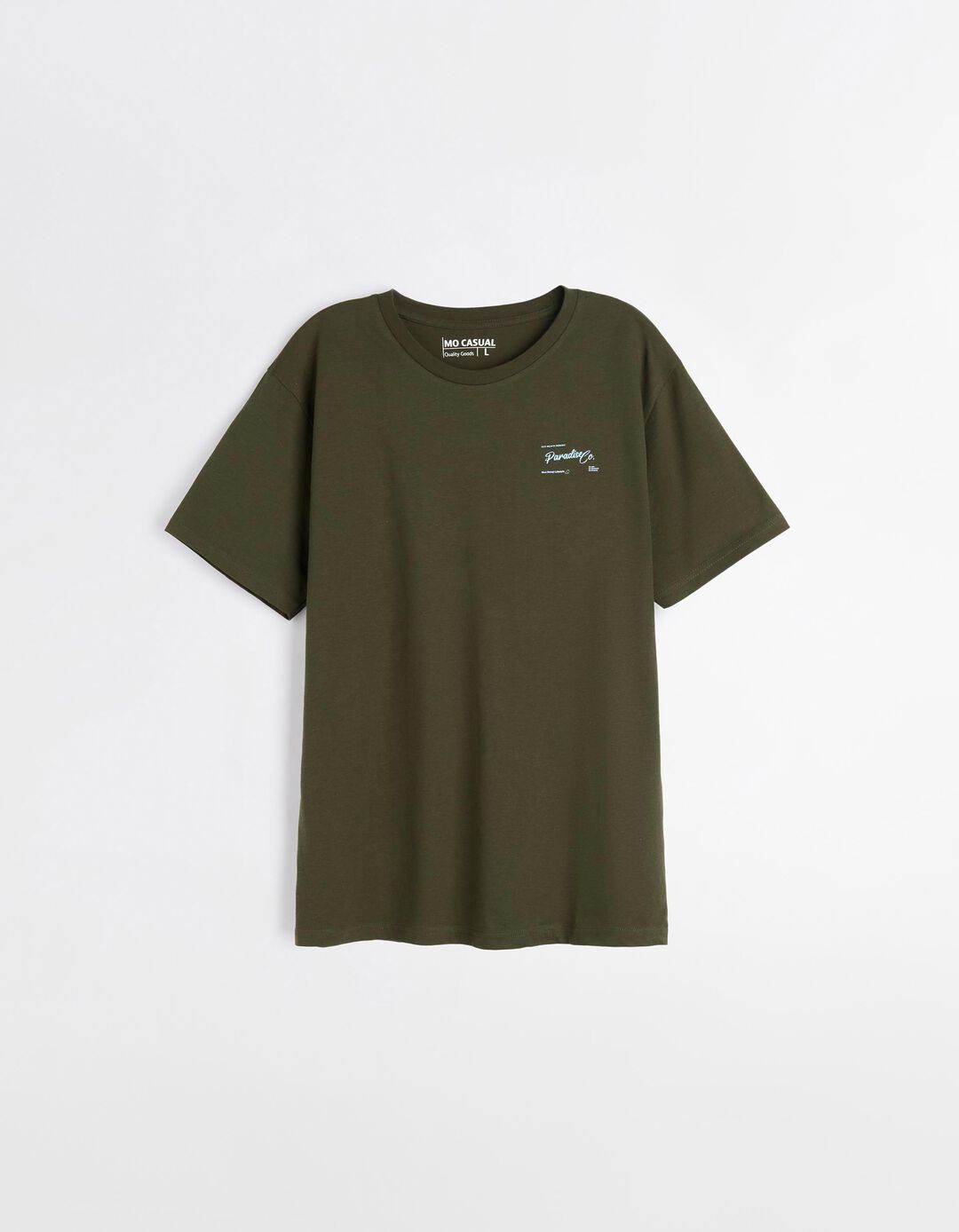 T-shirt Jersey, Homem, Verde Escuro 