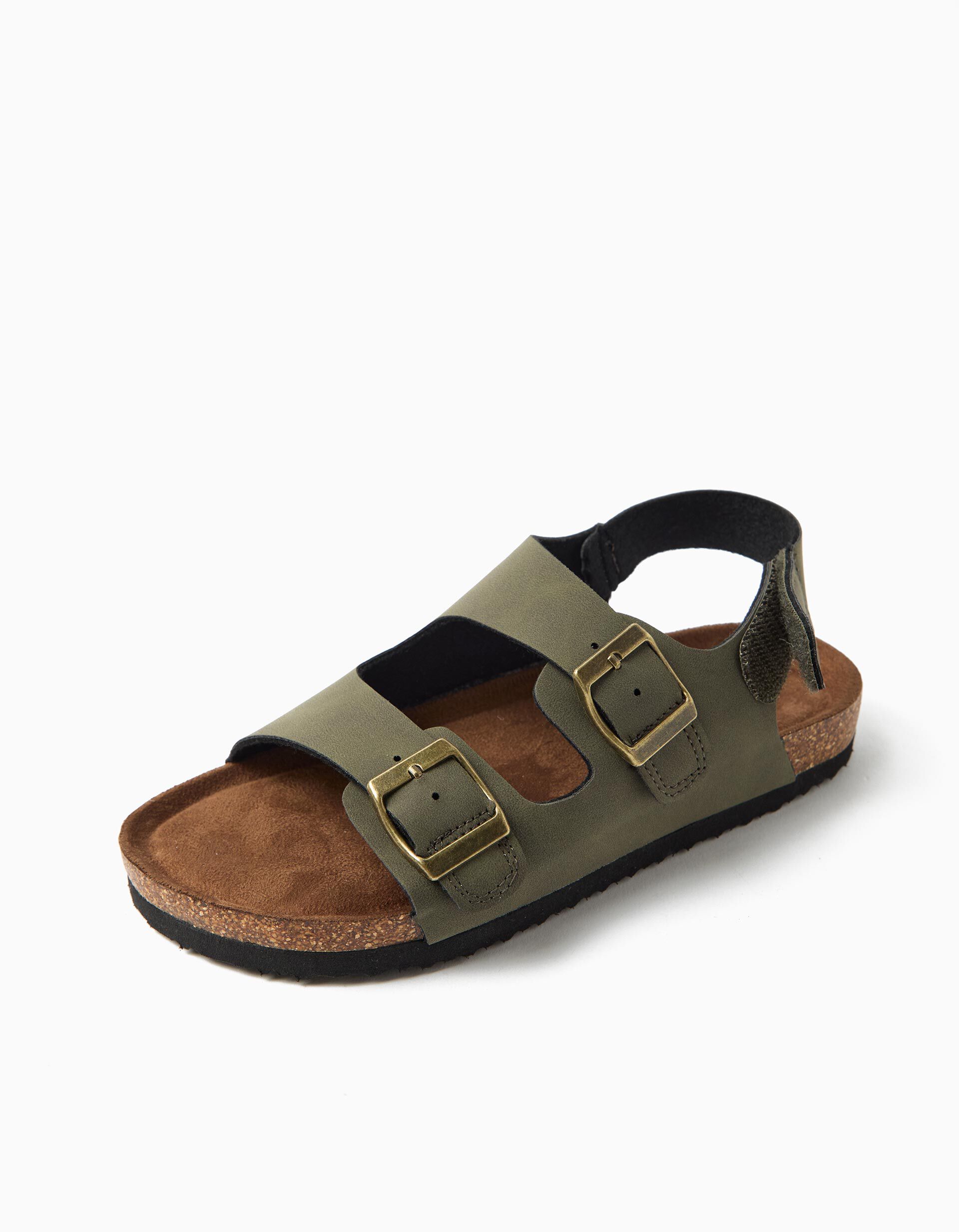 Comprar Online Sand&aacute;lias, Crian&ccedil;a, Verde Escuro