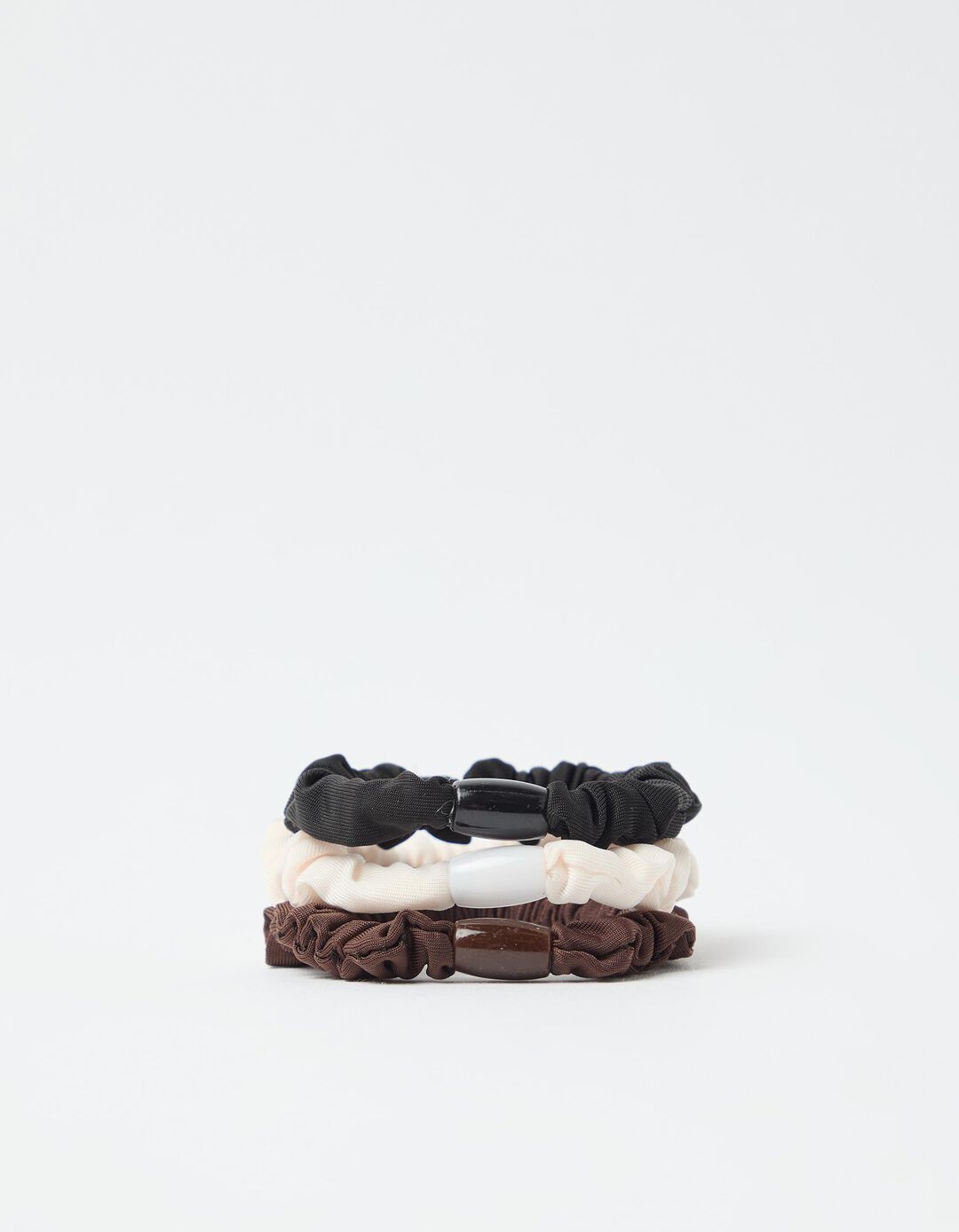 Pack 3 El&aacute;sticos Scrunchies, Mulher, Multicolor 