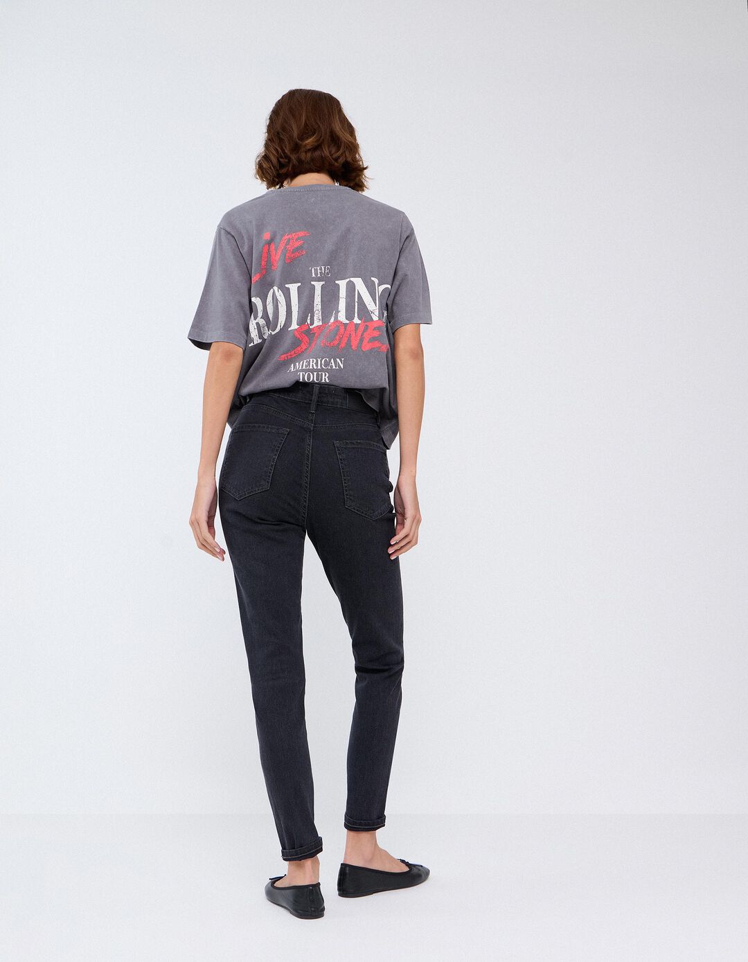 Cal&ccedil;as Skinny Fit, Mulher, Cinzento Escuro