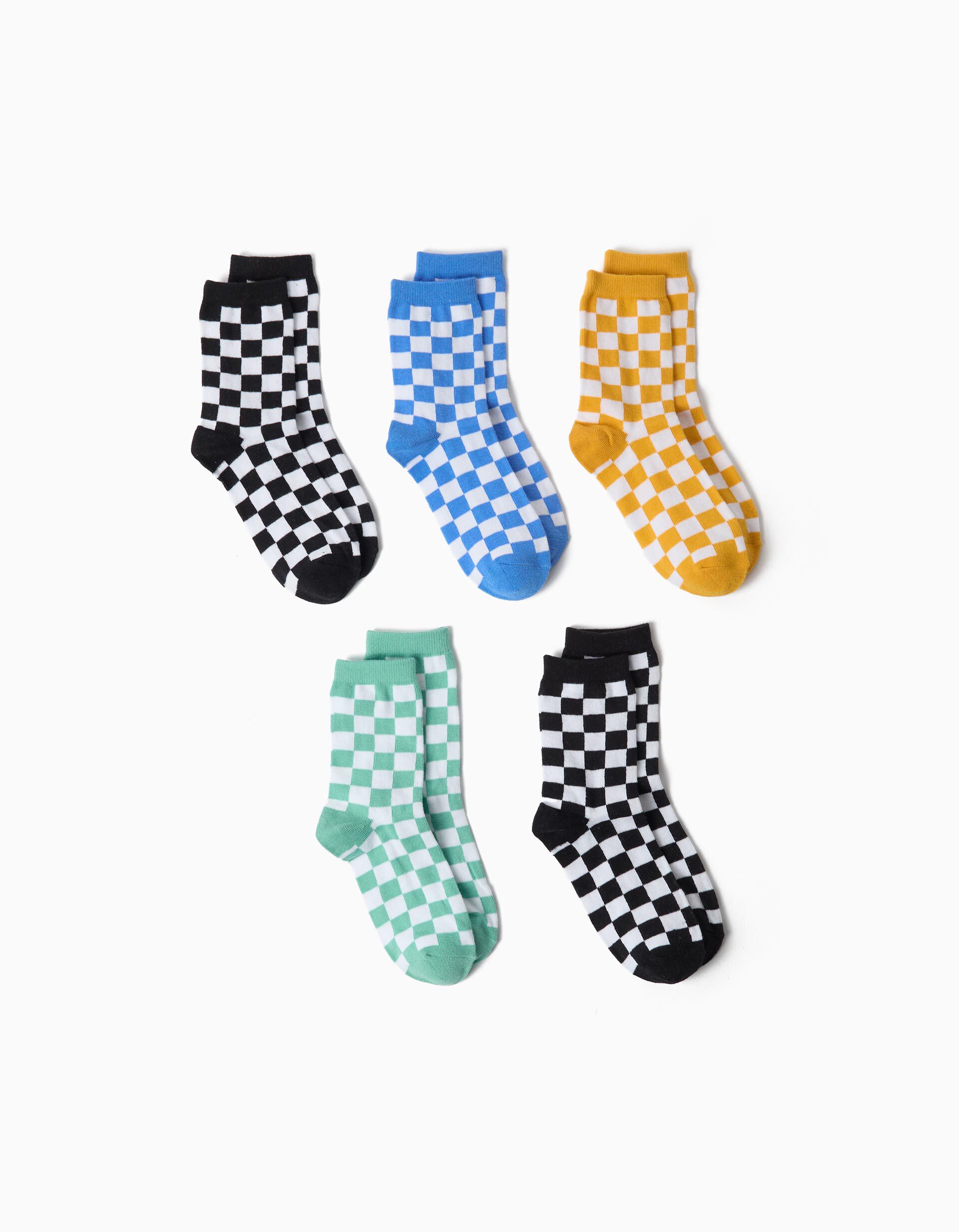 Comprar Online Pack 5 Pares de Meias, Menino, Multicor