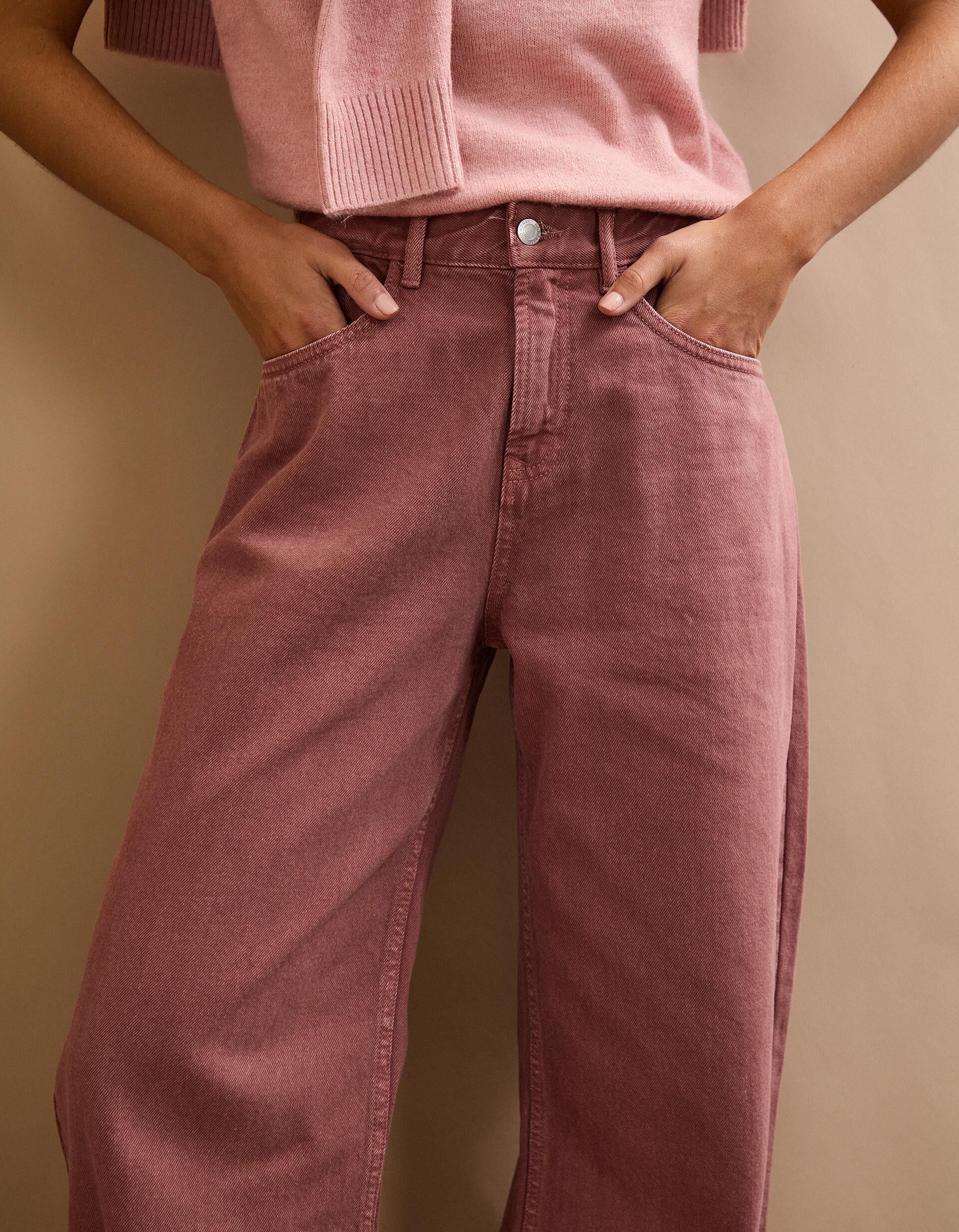 Comprar Online Cal&ccedil;as de Ganga 'Wide Leg', Mulher, Rosa