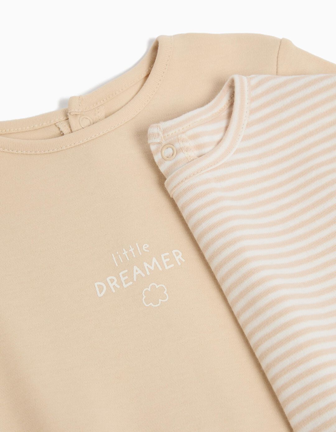 Pack 2 Babygrows Jersey, Bebé, Bege