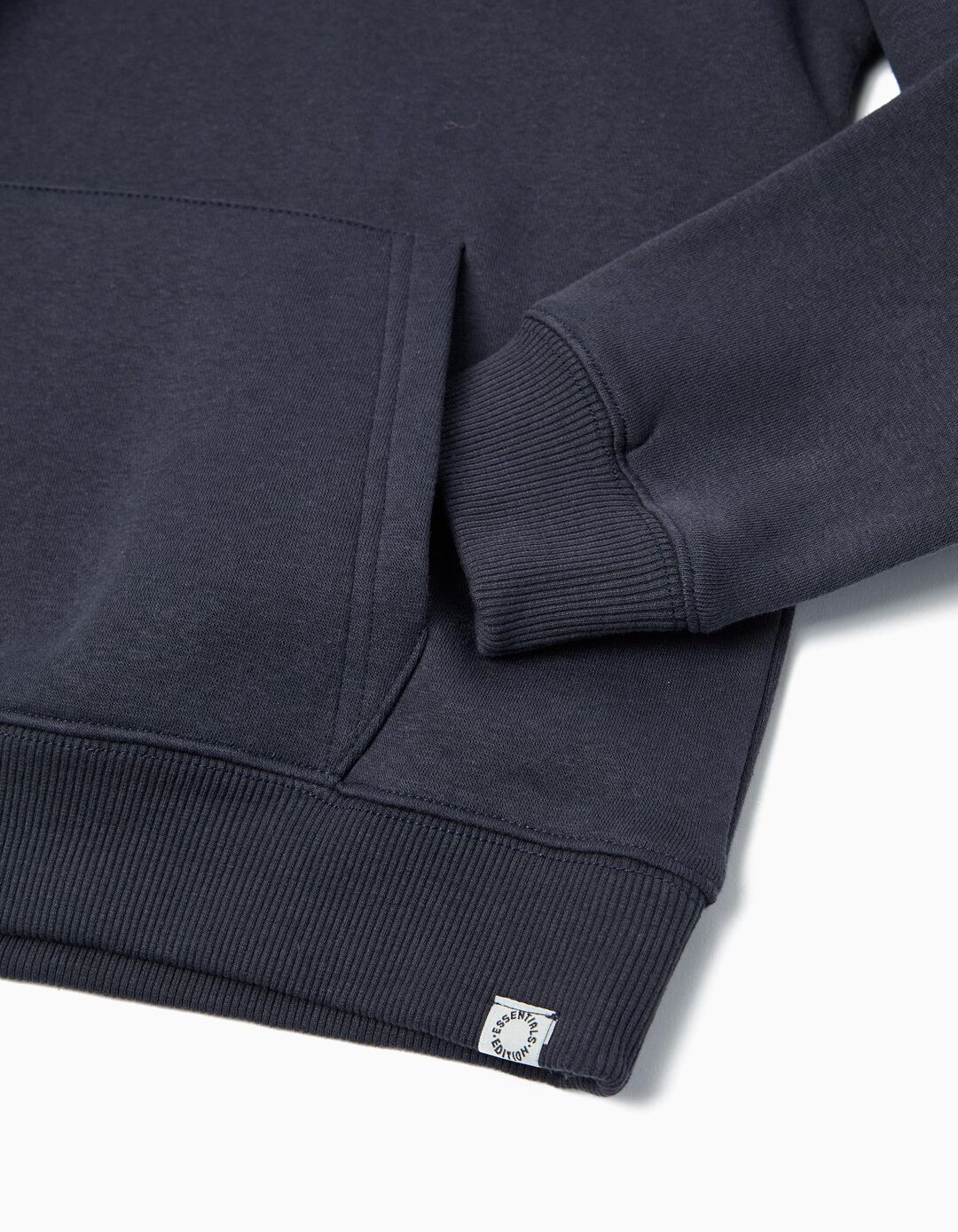 Sweatshirt com Capuz, Menino, Azul Escuro