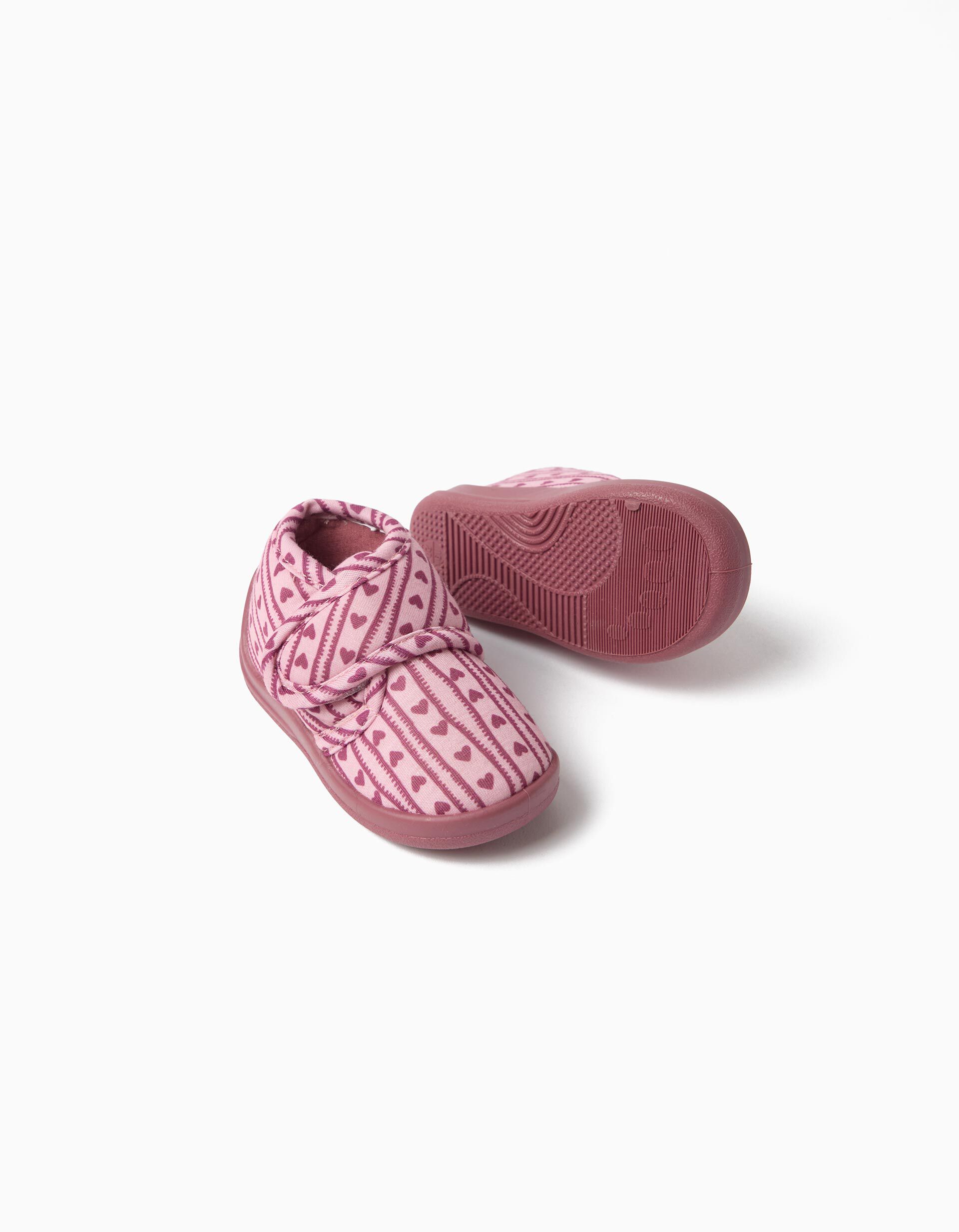 Comprar Online Pantufas Cora&ccedil;&atilde;o, Menina, Rosa