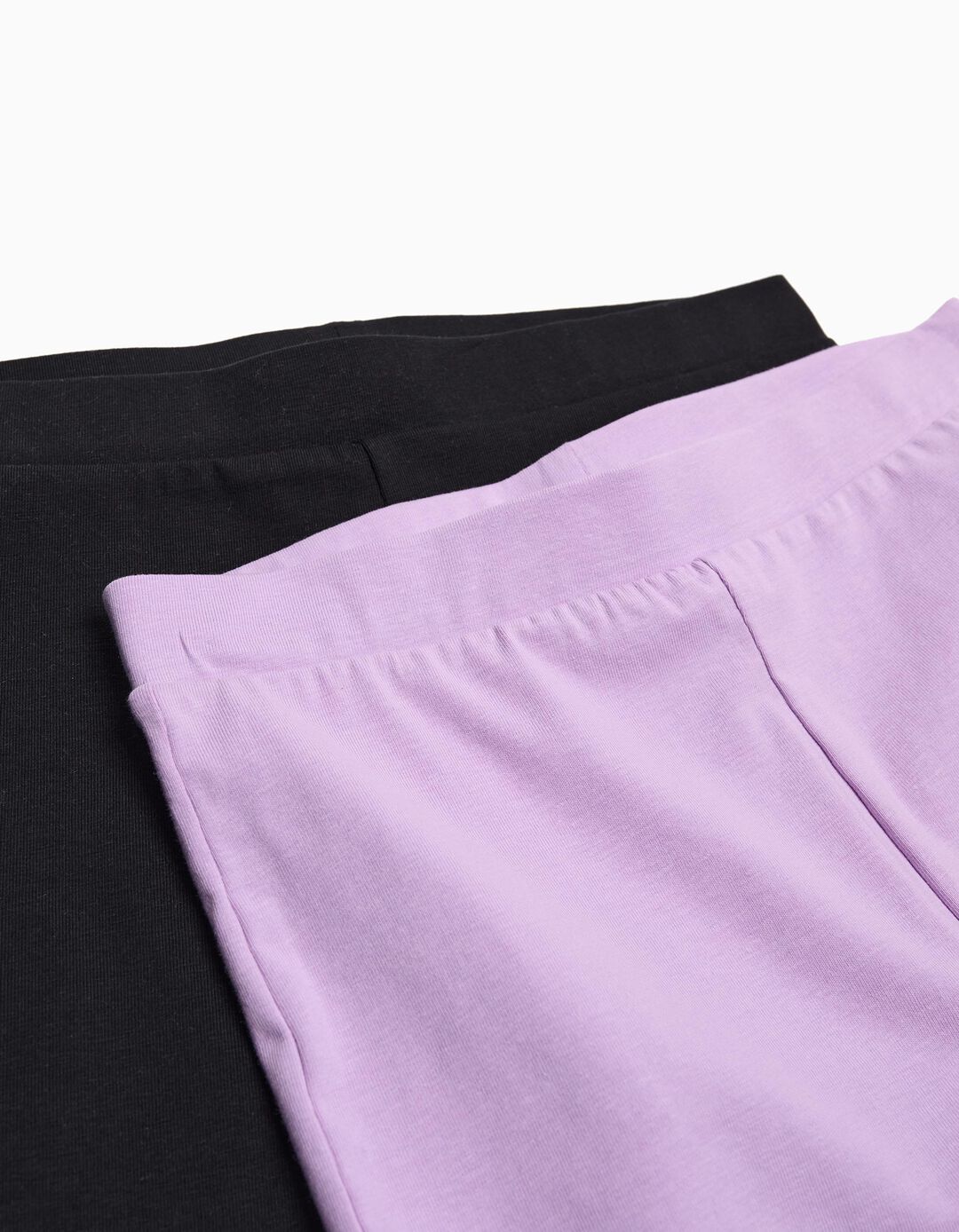 Pack 2 Leggings de Calções, Menina, Preto