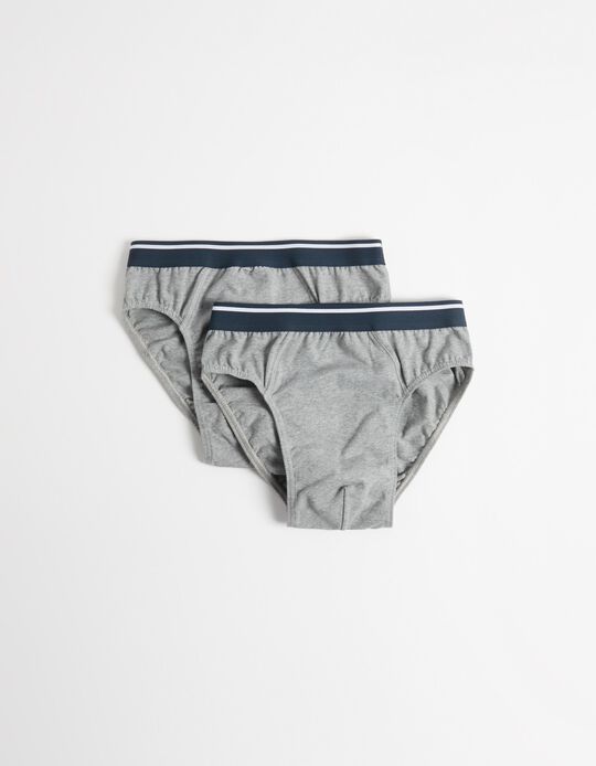 Comprar Online Pack 2 Cuecas, Homem, Cinzento
