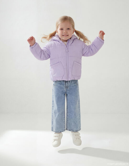 Comprar Online Casaco Acolchoado, Menina, Roxo Claro
