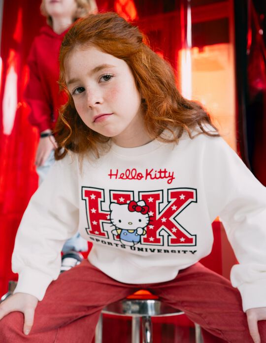 Comprar Online Sweatshirt 'Hello Kitty', Menina, Branco