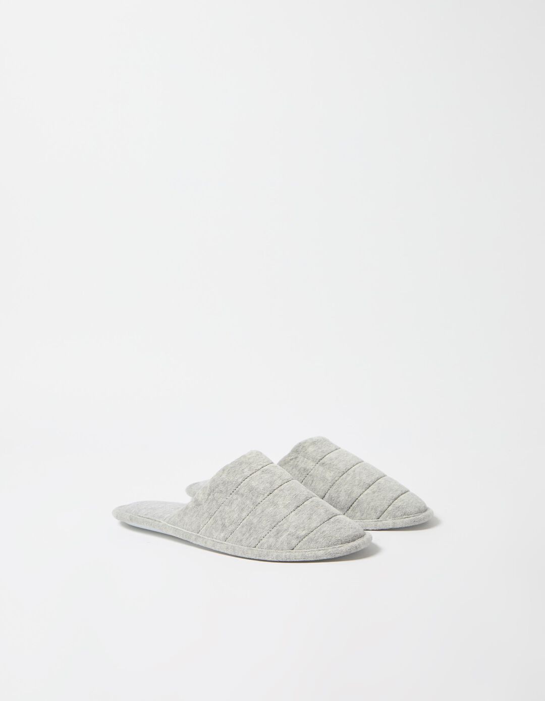 Chinelos de Quarto, Mulher, Cinzento