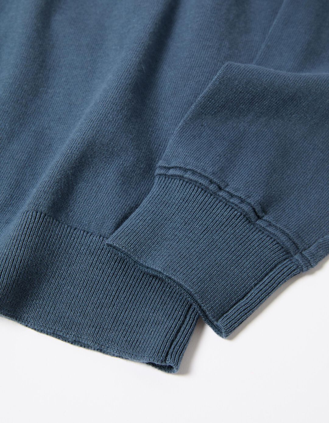 Polo com Caxemira, Homem, Azul