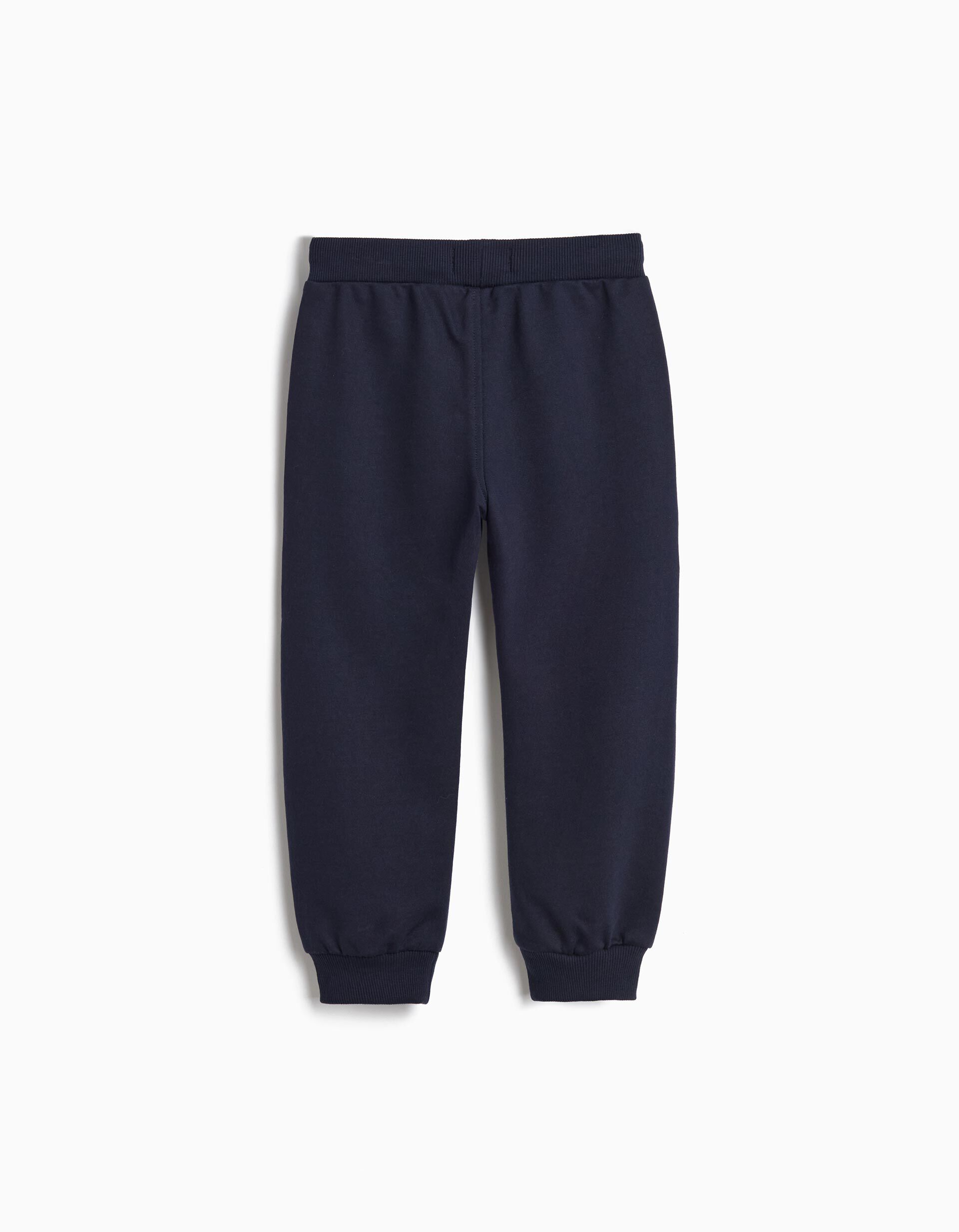 Comprar Online Cal&ccedil;as De Felpa, Menino, Azul Escuro
