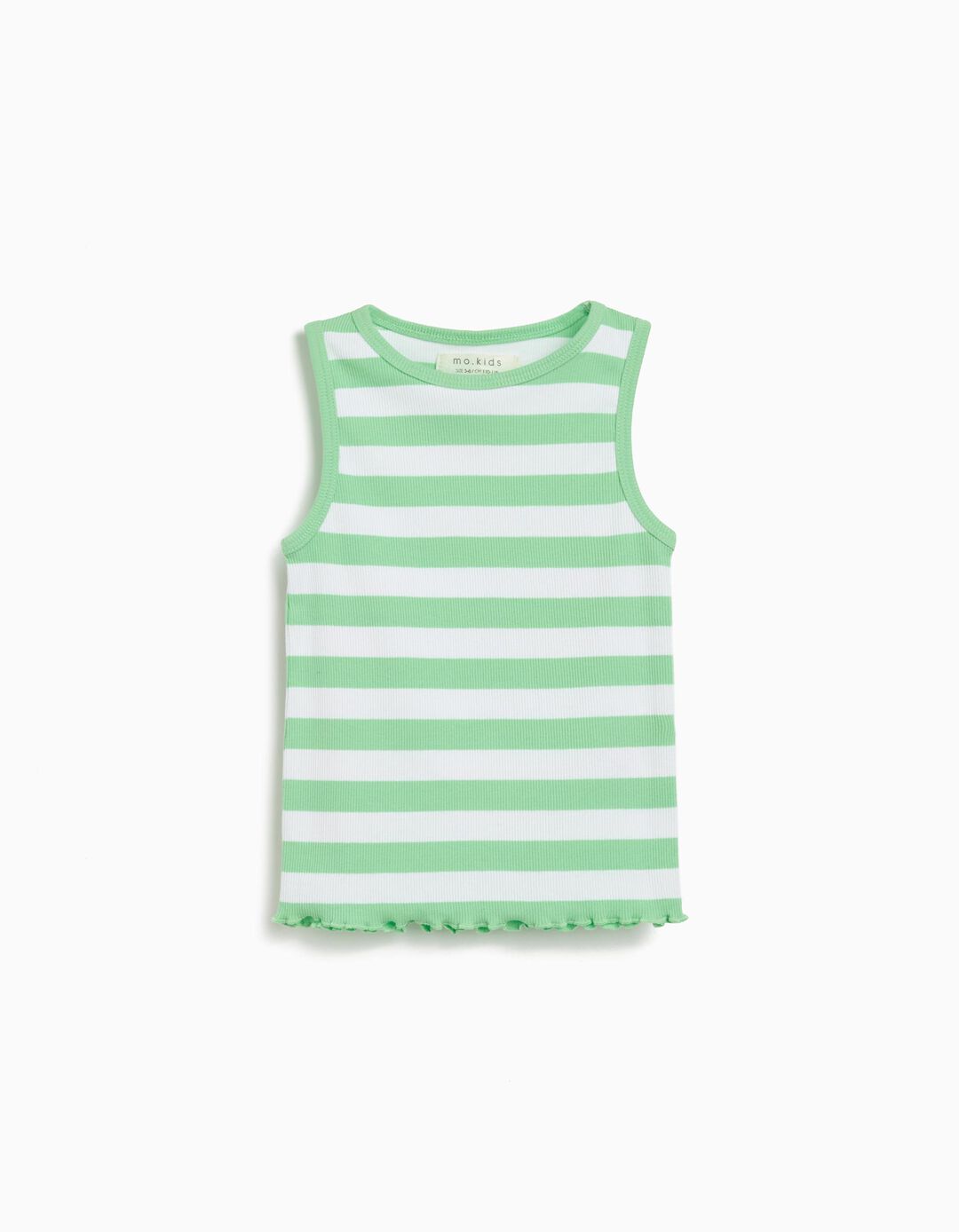 T-shirt sem Mangas, Menina, Verde Claro 