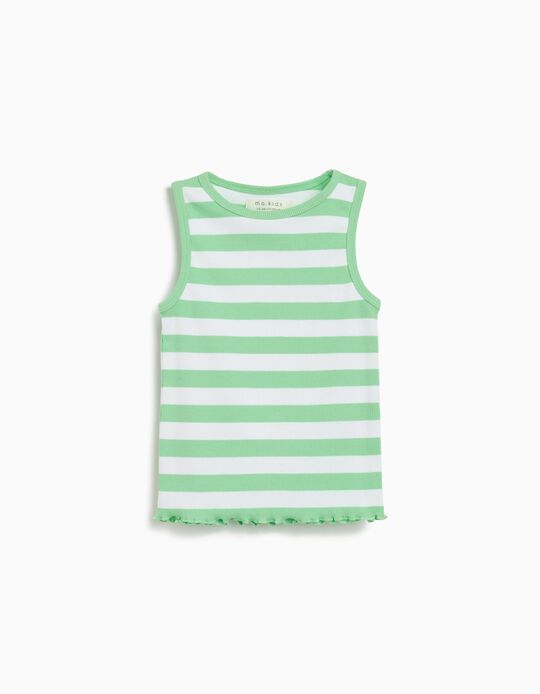 Comprar Online T-shirt sem Mangas, Menina, Verde Claro 