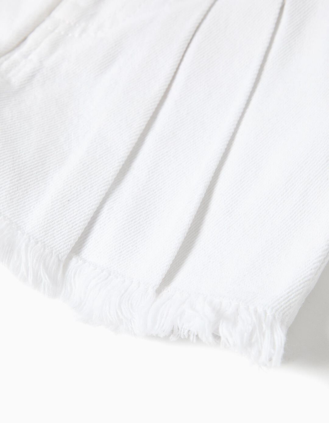 Saia-calção de Ganga, Menina, Branco