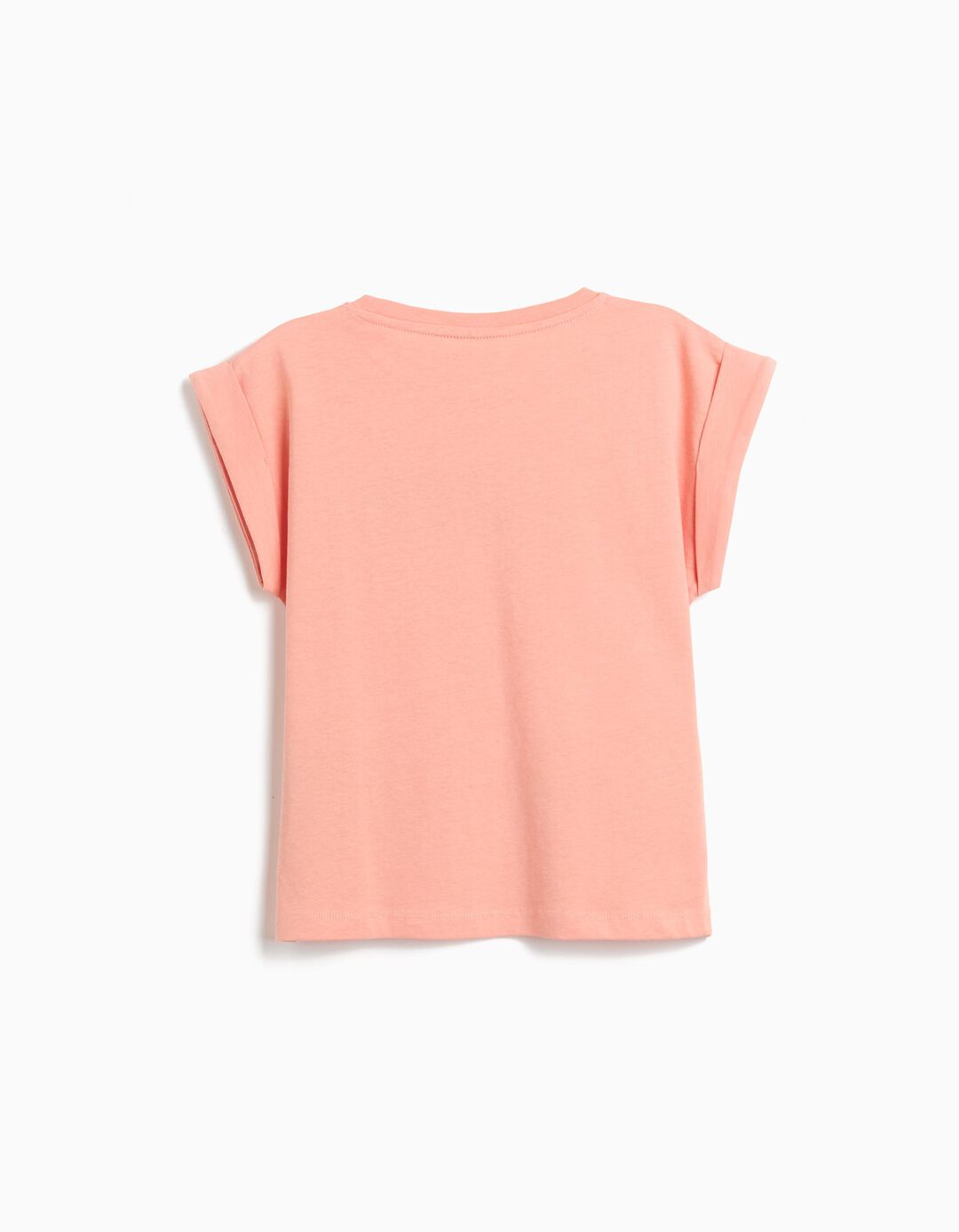 T-shirt, Menina, Salmão