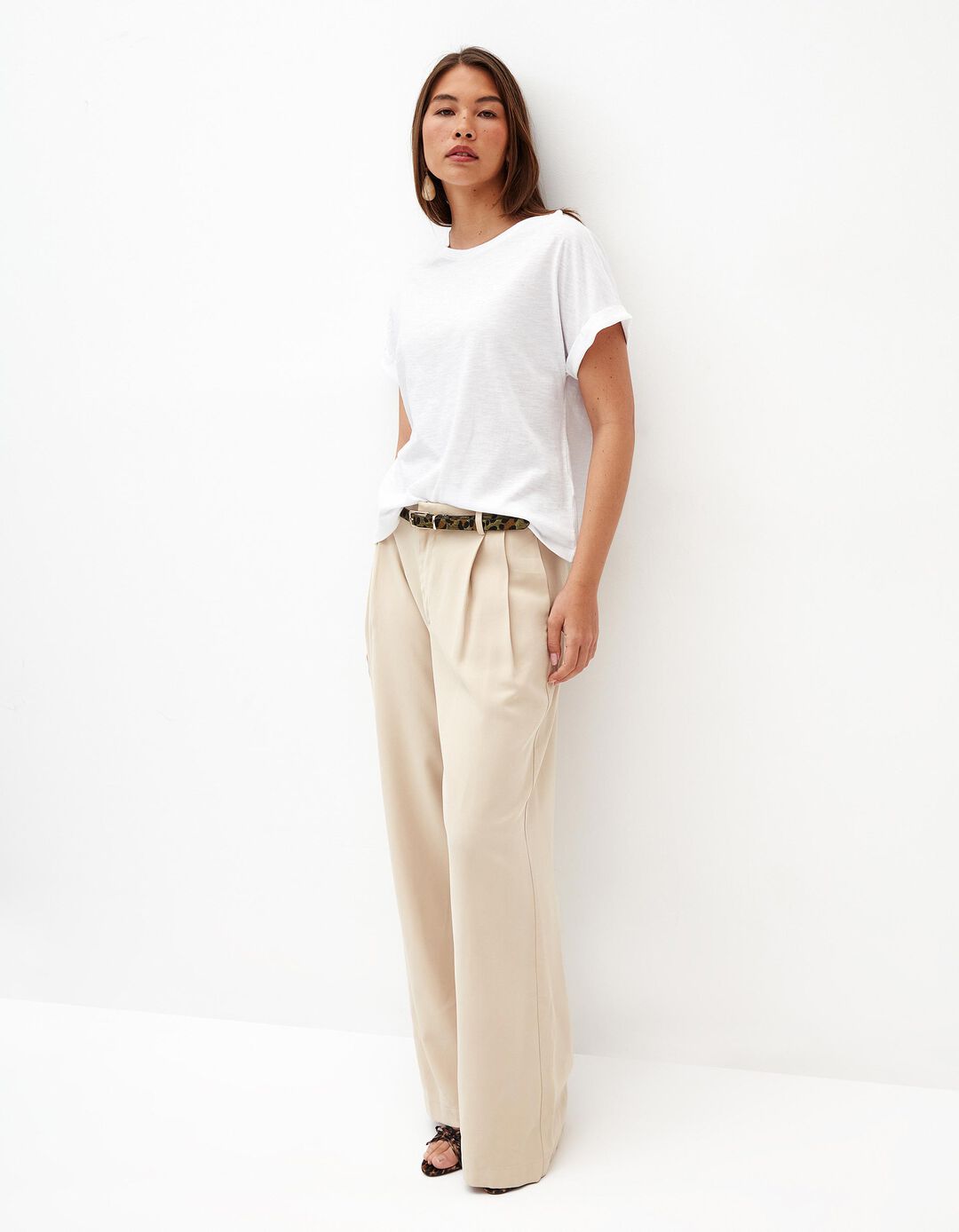 T-shirt, Mulher, Branca