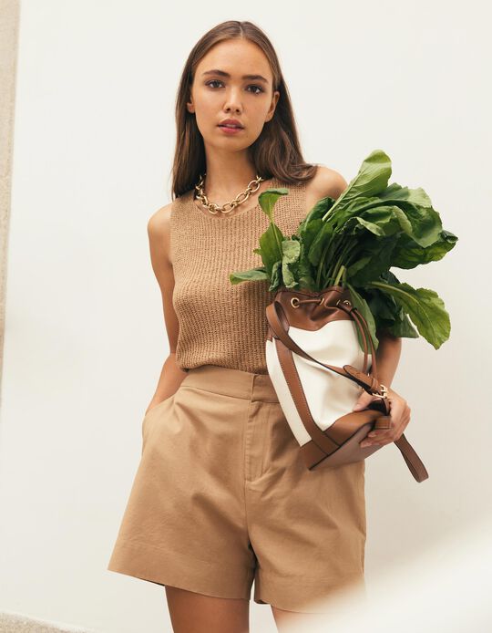 Comprar Online Mala, Mulher, Bege