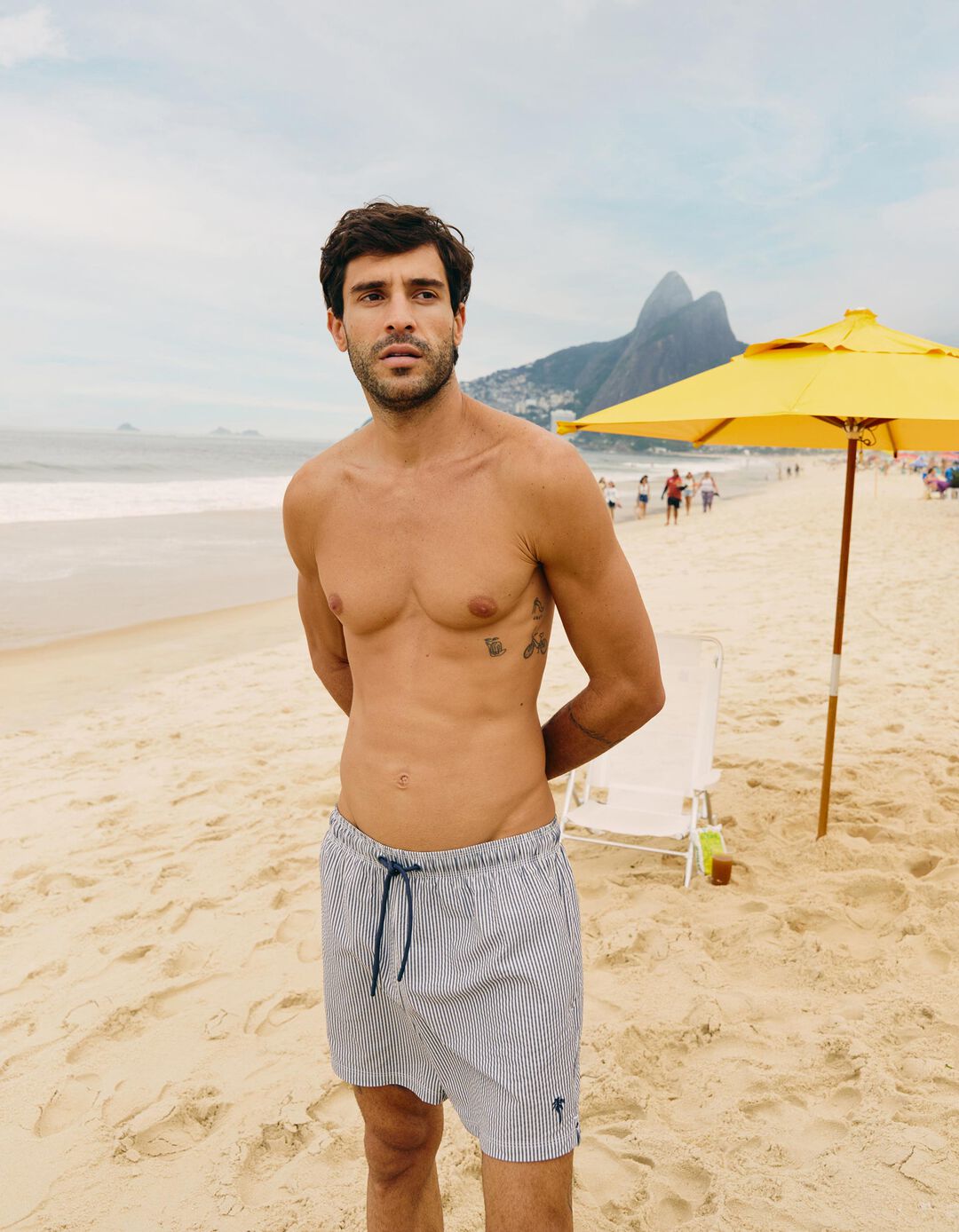 Cal&ccedil;&otilde;es de Banho, Homem, Azul Escuro
