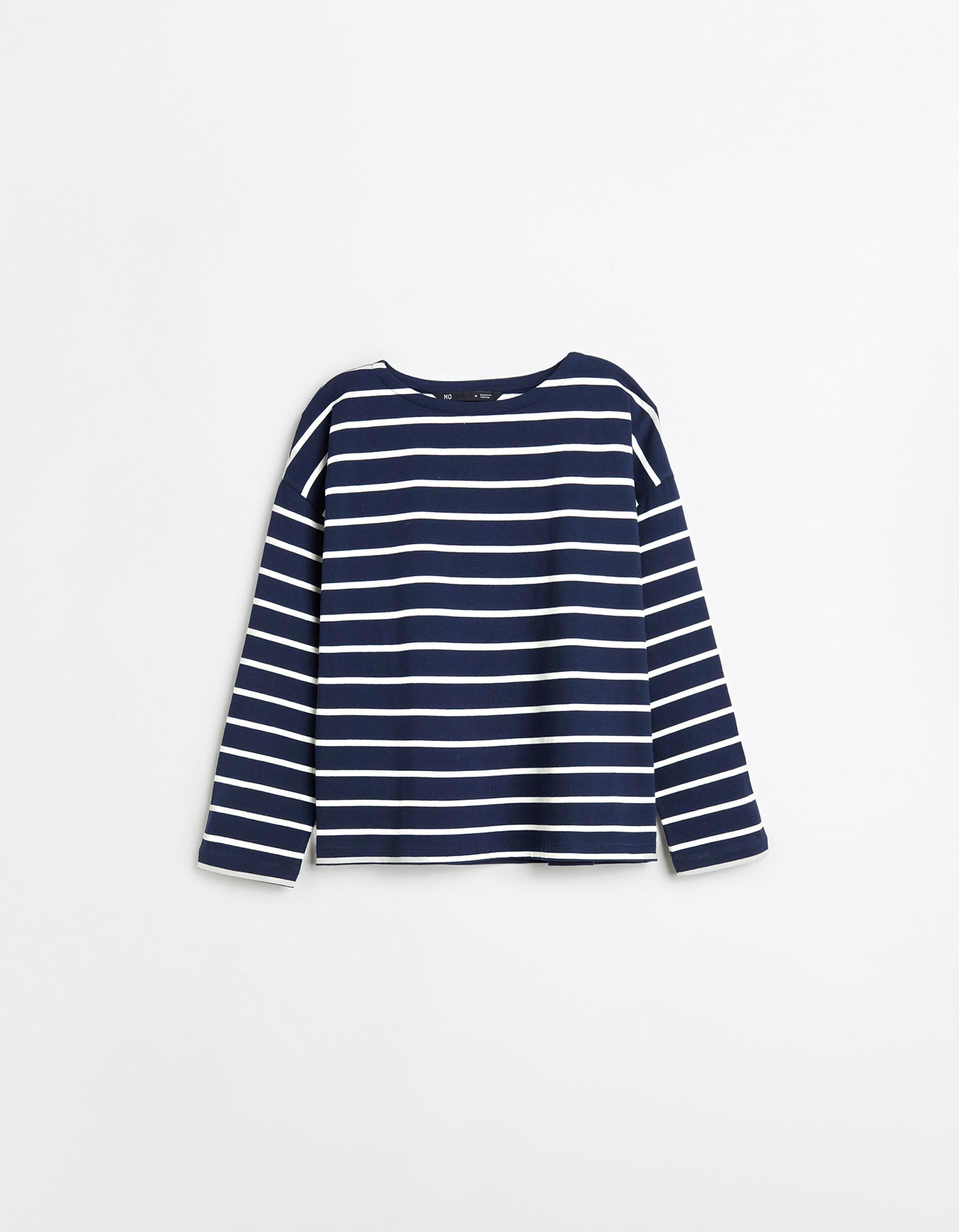 Comprar Online T-shirt Manga Comprida, Mulher, Azul Escuro