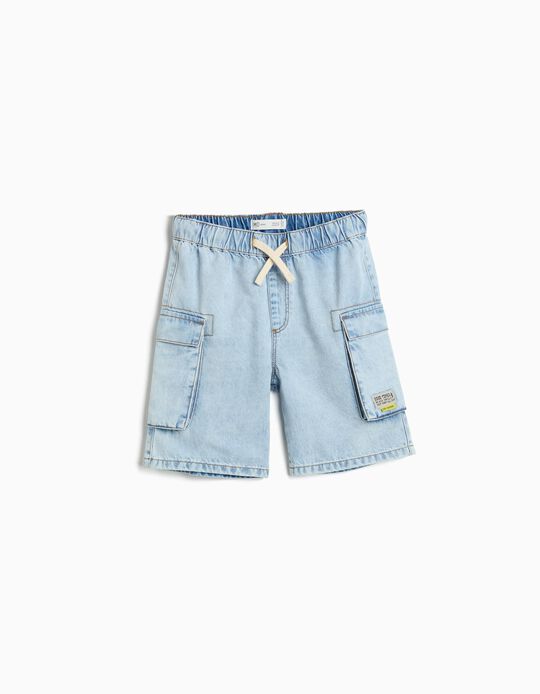 Comprar Online Cal&ccedil;&otilde;es de Ganga 'Cargo', Menino, Azul Claro