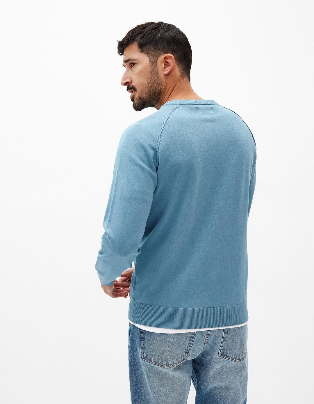 Camisola, Homem, Azul