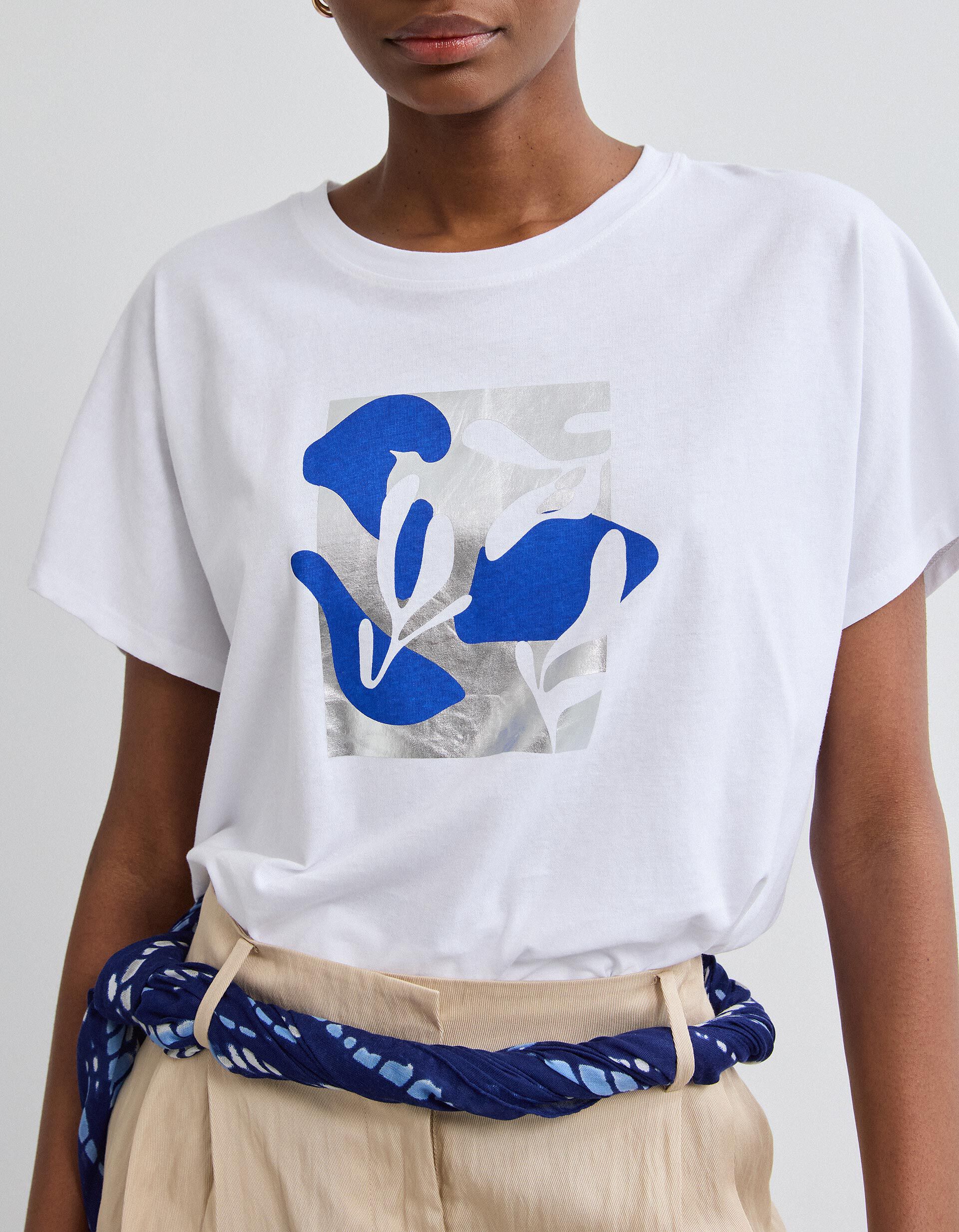 Comprar Online T-shirt Manga Curta, Mulher, Branco