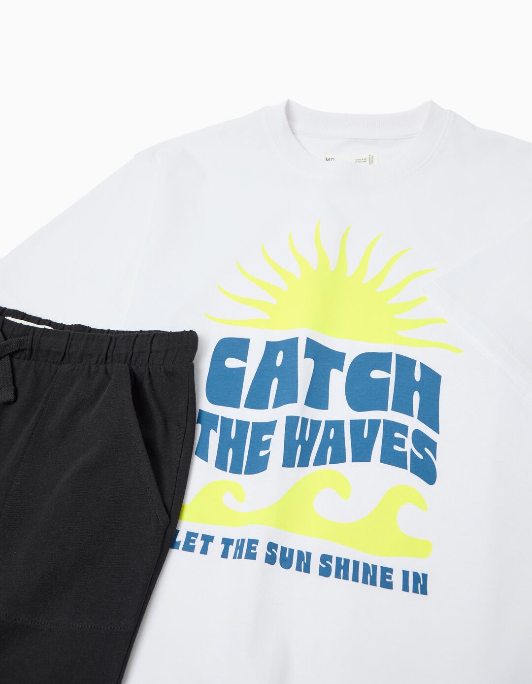 Conjunto T-shirt e Cal&ccedil;&otilde;es, Menino, Azul
