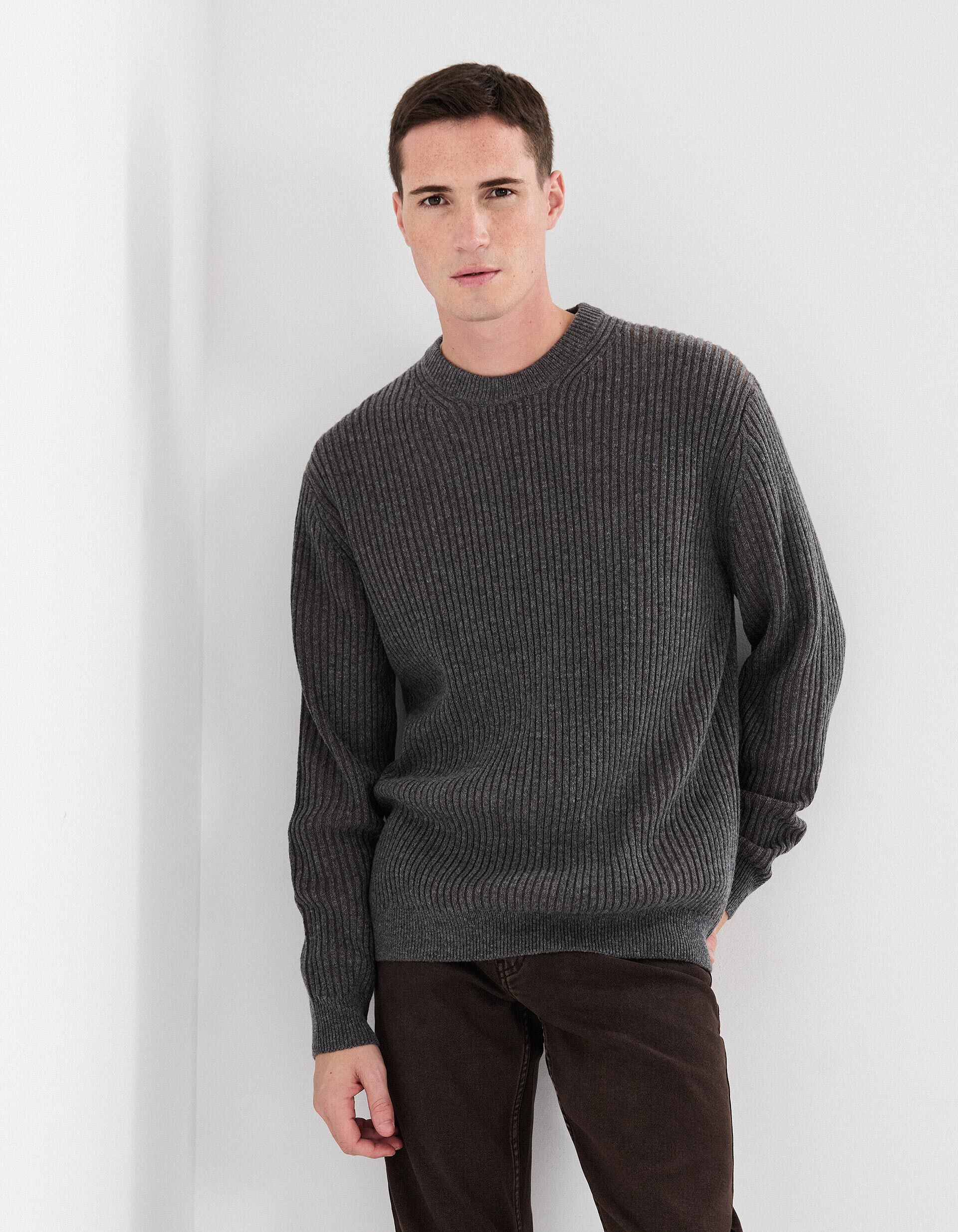 Comprar Online Camisola com L&atilde;, Homem, Castanho