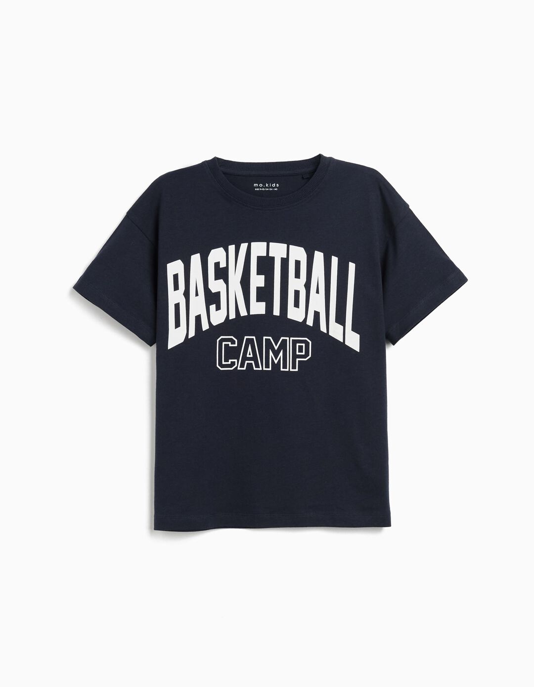 T-shirt Print, Menino, Azul Escuro