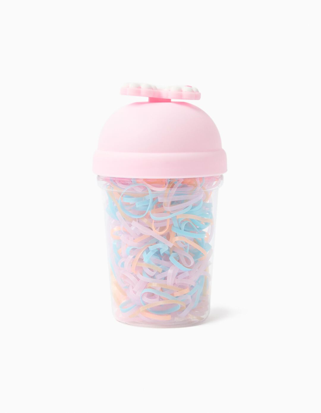 Caixa 400 El&aacute;sticos de Cabelo, Menina, Multicolor