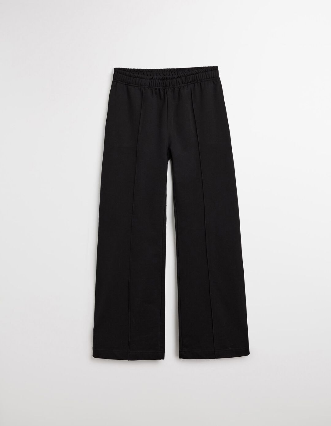 Joggers Wide Leg, Mulher, Preto
