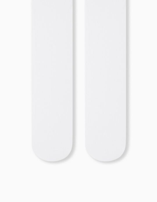 Comprar Online Pack 2 Pares de Collants, Menina, Branco