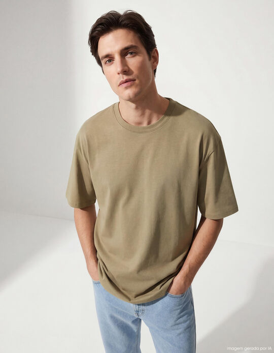 Comprar Online T-shirt, Homem, Verde Escuro