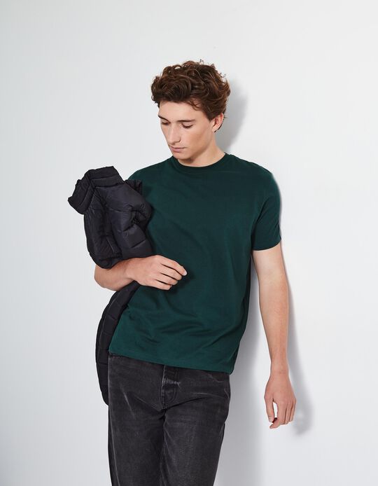 Comprar Online T-shirt Lisa, Homem, Verde Escuro