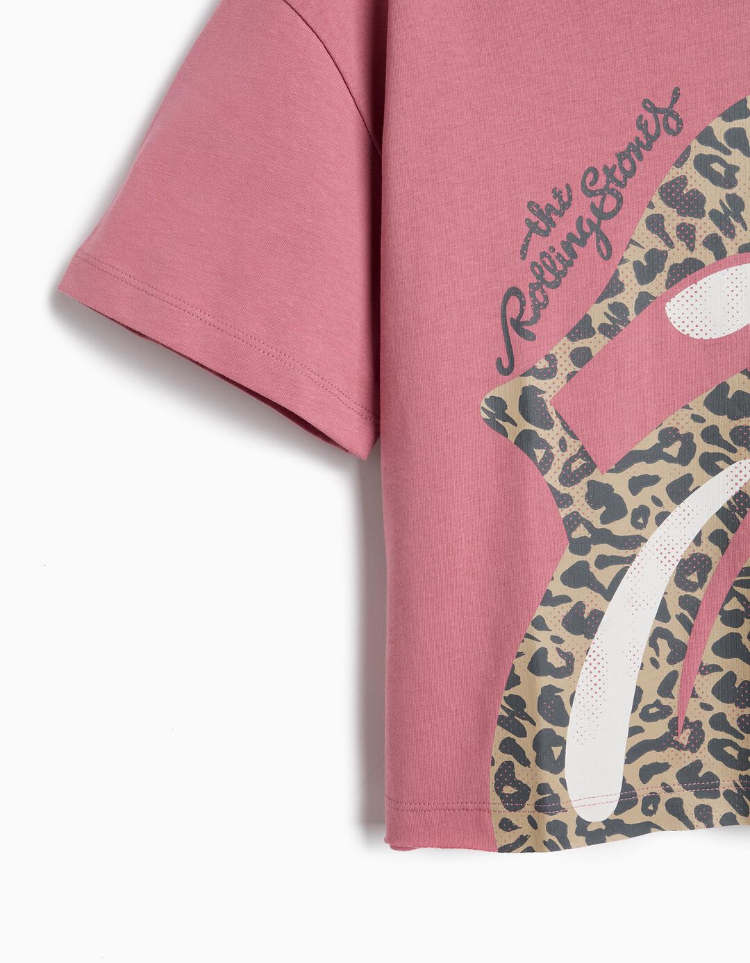 T-shirt Rolling Stones, Menina, Cinzento Escuro