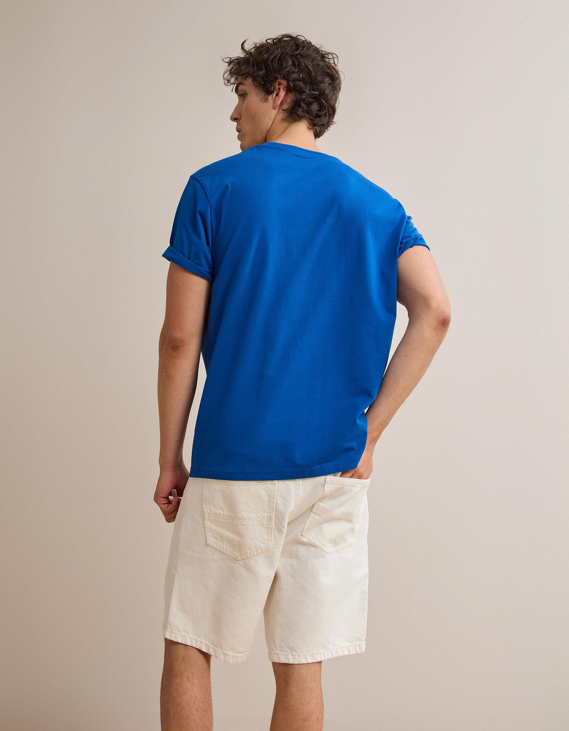 Comprar Online T-shirt Manga Curta, Homem, Azul Escuro