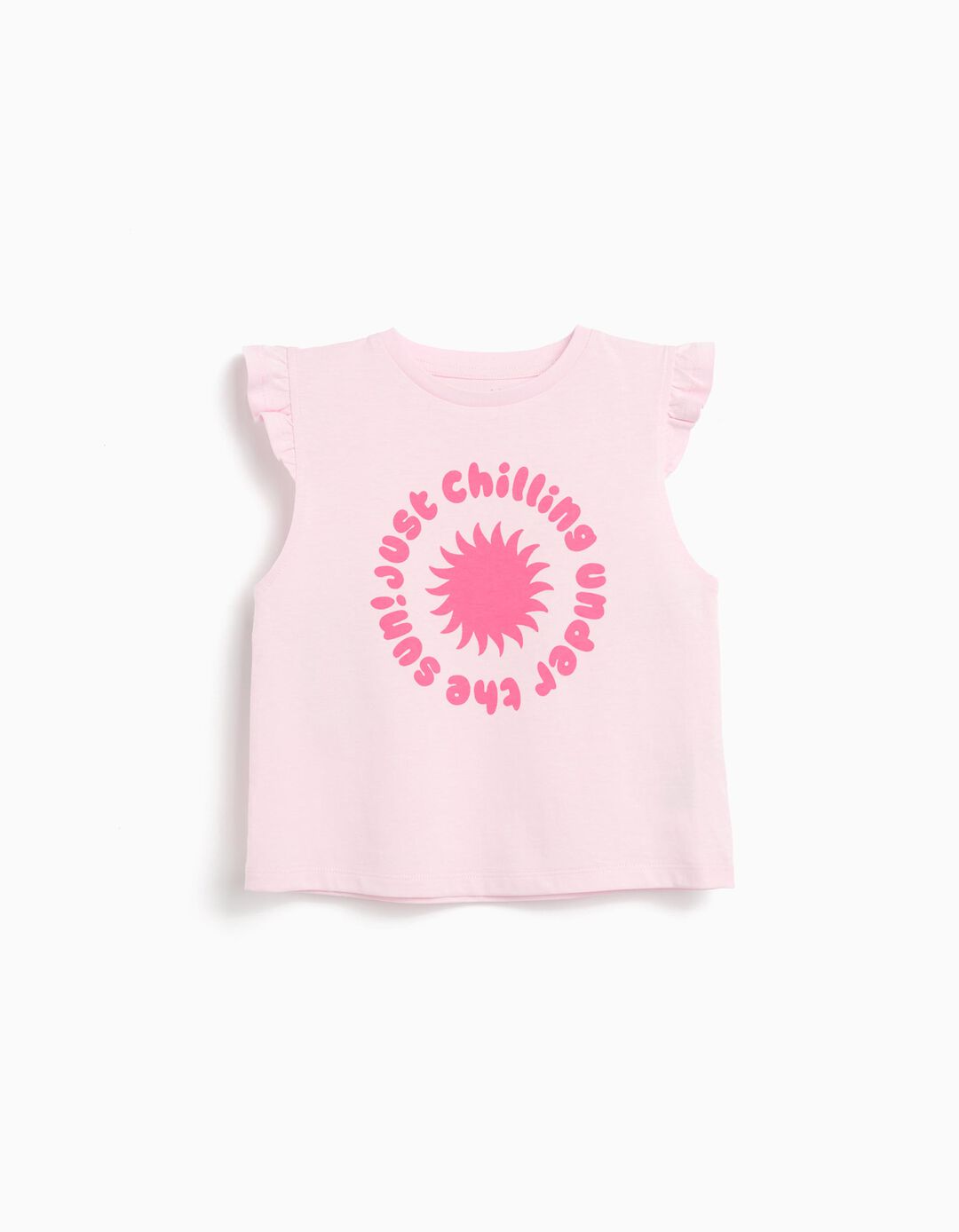 T-shirt, Menina, Rosa Claro