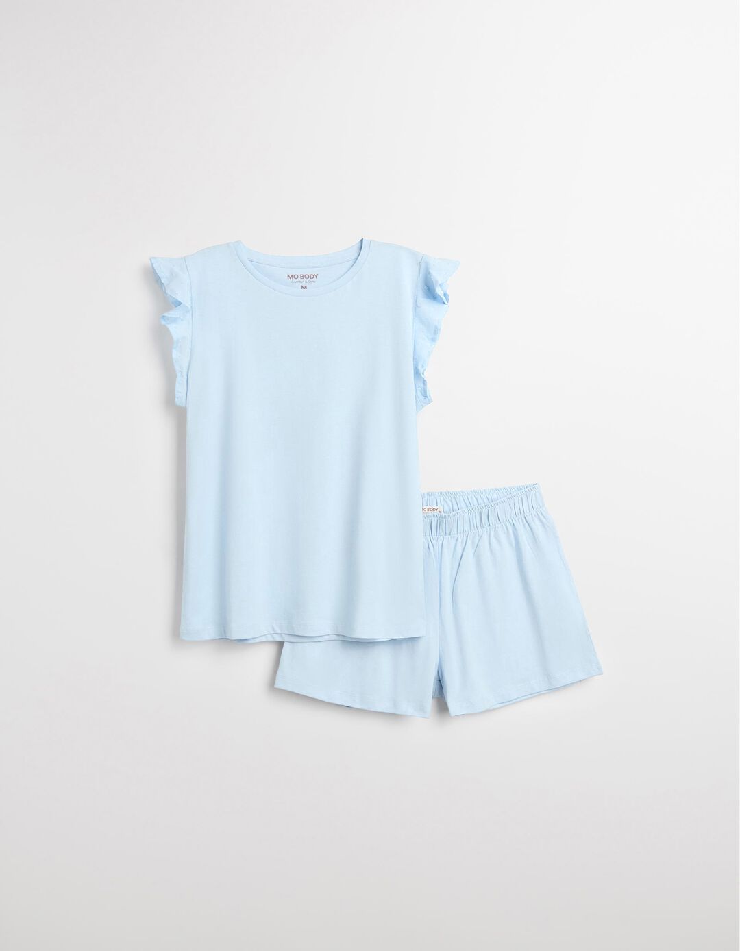 Pijama Jersey, Mulher, Azul Claro 