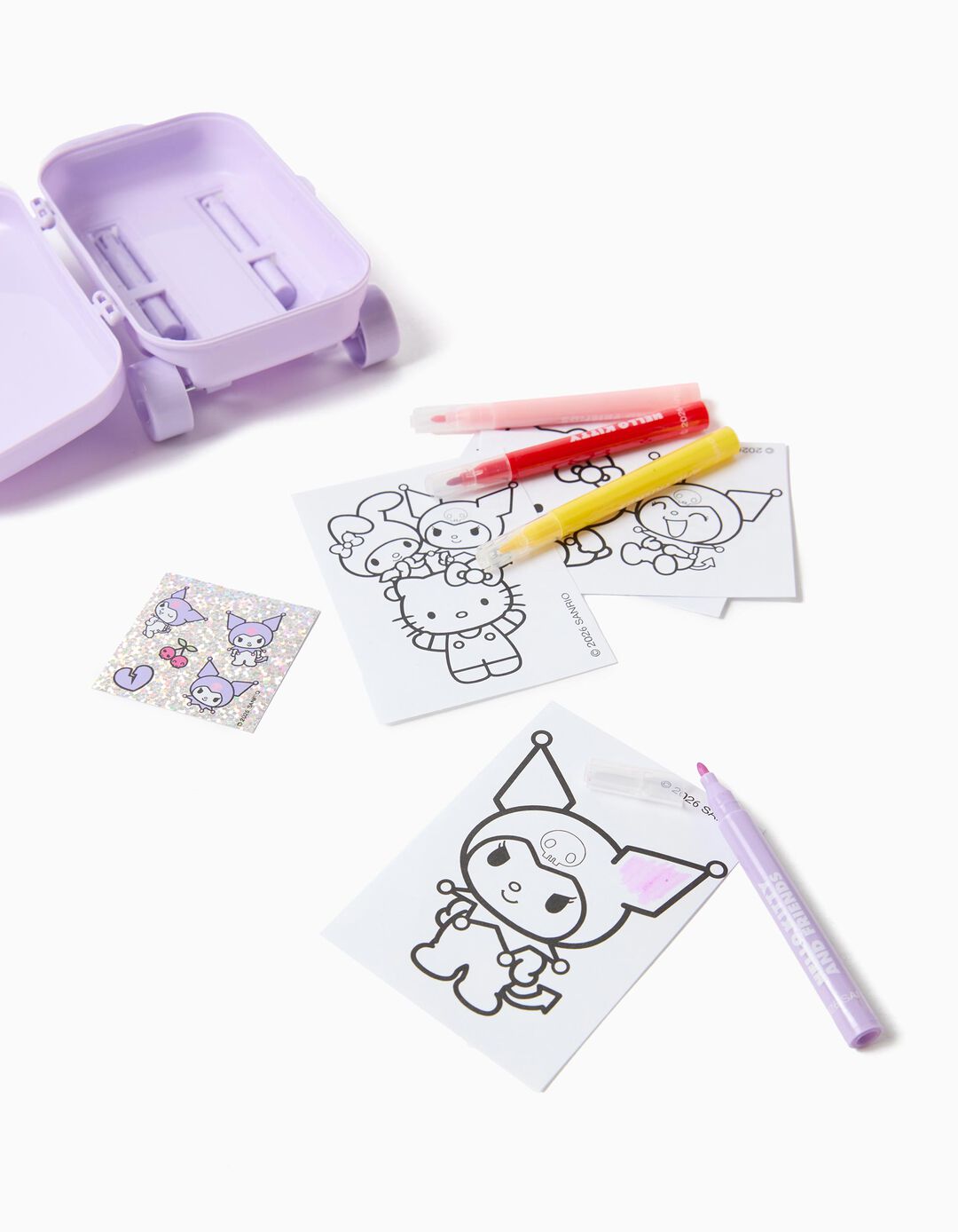 Box 'Hello Kitty e Kuromi', Menina, Rosa