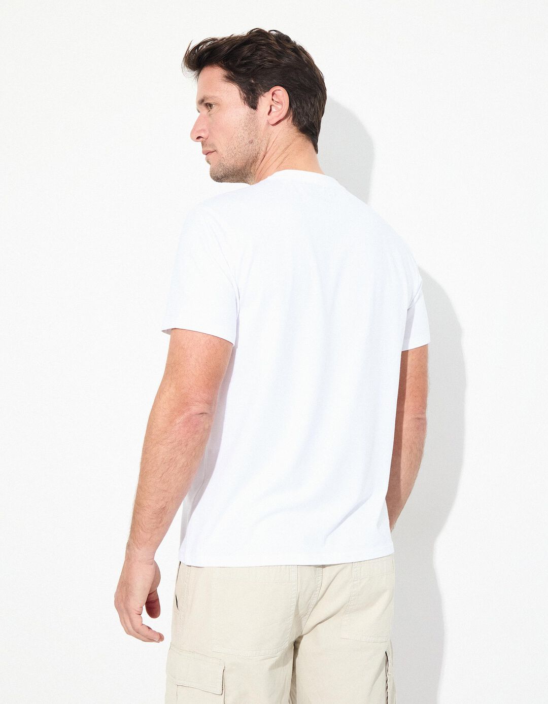 T-shirt Coolmax® Lisa, Homem, Branco 