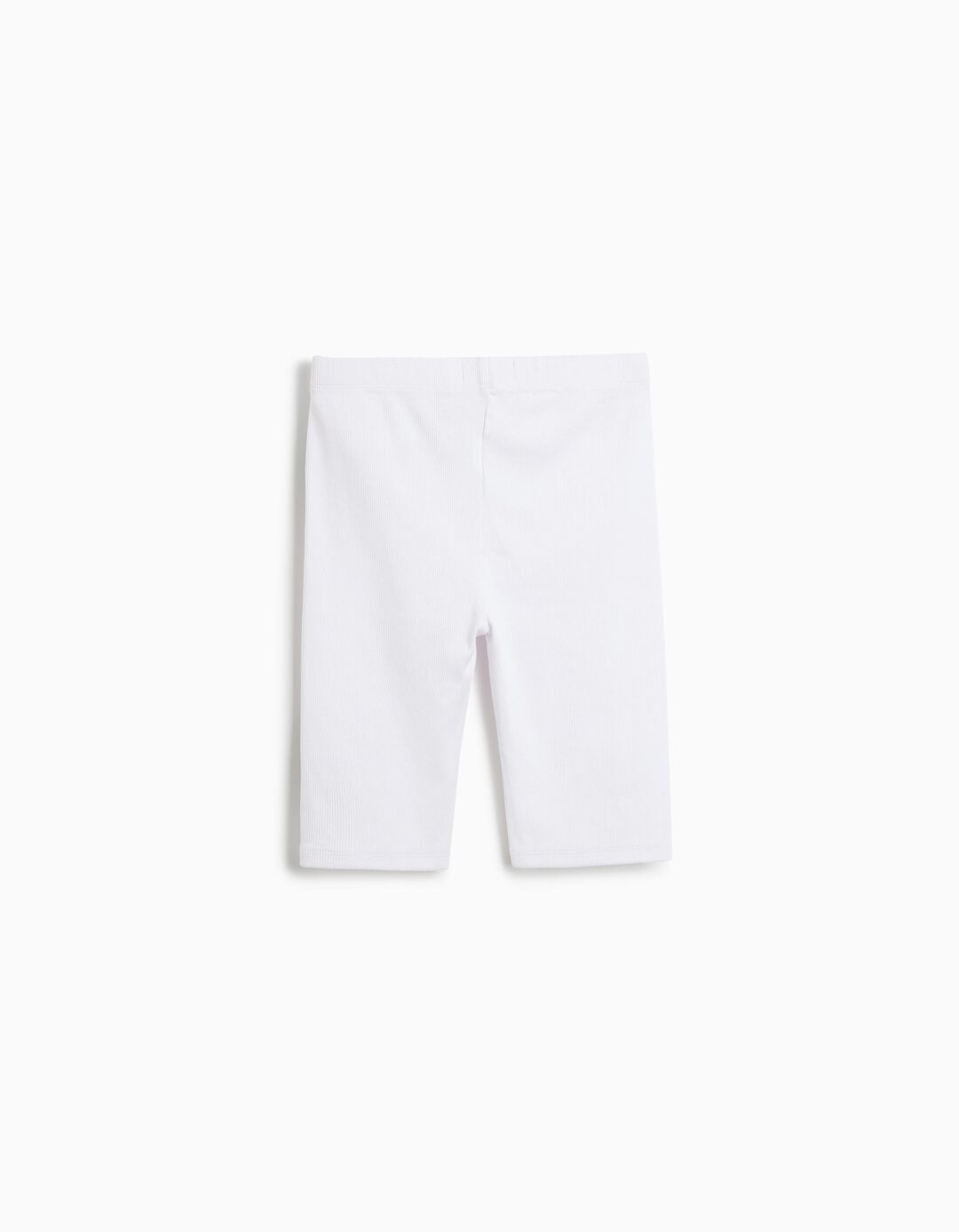 Leggings Ciclista, Menina, Branco